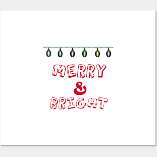 MERRY & BRIGHT Posters and Art